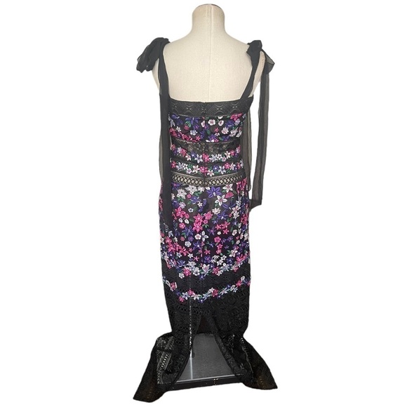 Tadashi Shoji Fletcher Embroidered Mid-Length Dress - Picture 9 of 13